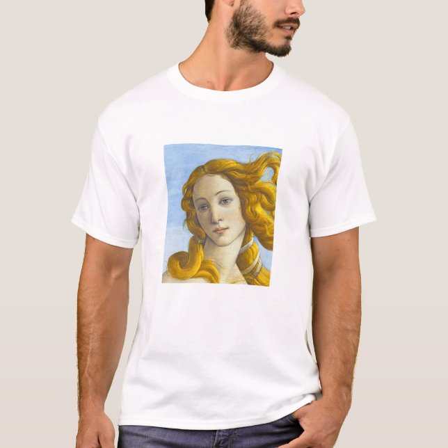 T-shirt Sandro Botticelli - Détail de la naissance de Vénu (Devant)