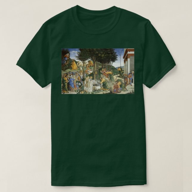 T-shirt Sandro Botticelli Jeune de Moïse (Design devant)