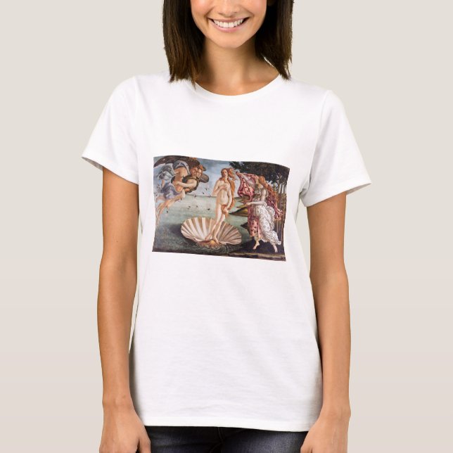 T-shirt Sandro Botticelli - Naissance de Vénus (Devant)