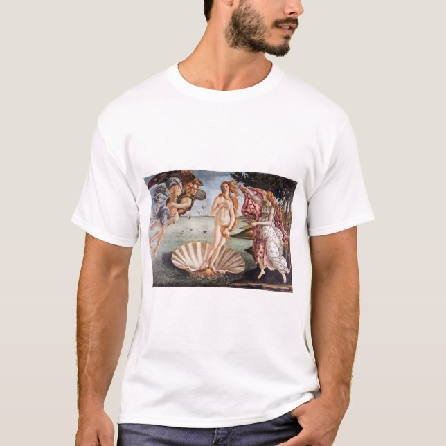 T-shirt Sandro Botticelli - Naissance de Vénus (Devant)
