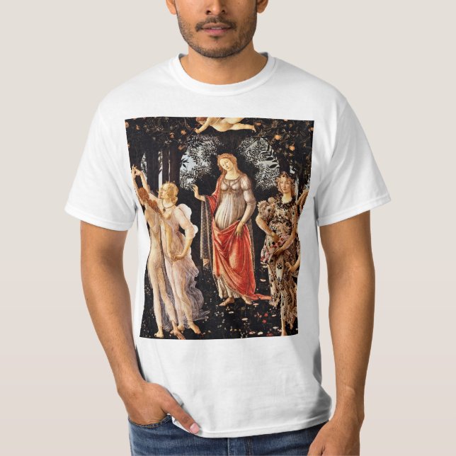 T-shirt Sandro Botticelli - Primavera, Printemps (Devant)