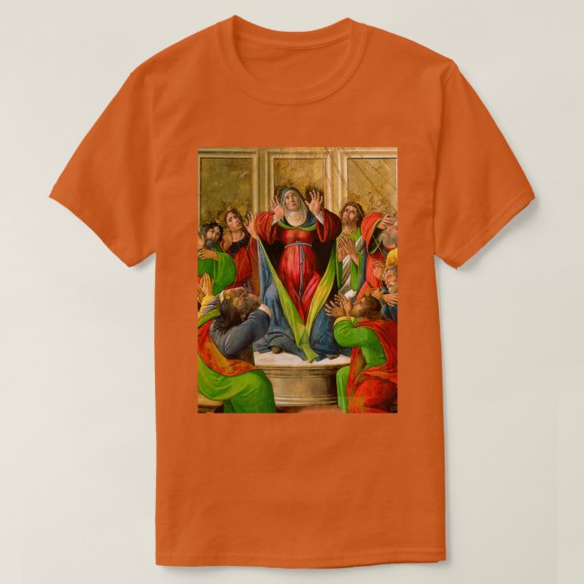 T-shirt Sandro Botticelli quotDescent Of The Holy Ghostquo (Design devant)