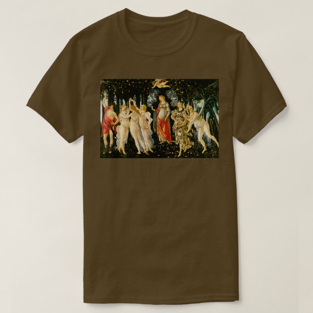 T-shirt Sandro Botticelli quotPrimavera Springquot (Design devant)