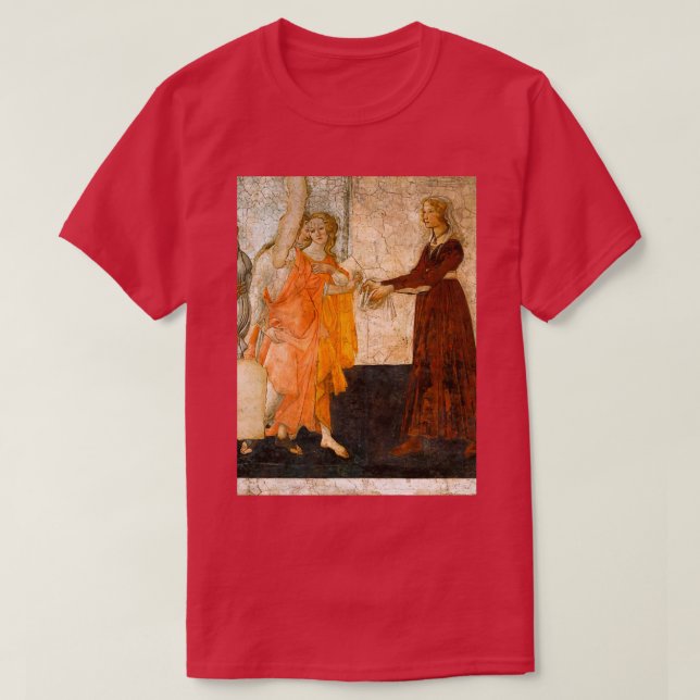 T-shirt Sandro Botticelli Venus et l'offre Trois Graces (Design devant)