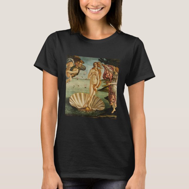 T-shirt Sandro Botticelli's La naissance de la peinture de (Devant)