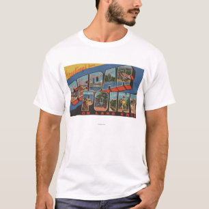 T-shirt Sandusky, Ohio - le lac Érié - point de cèdre