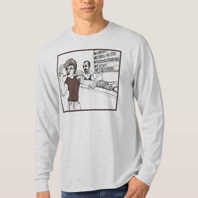 T-shirt sandwich à articulation (Devant)