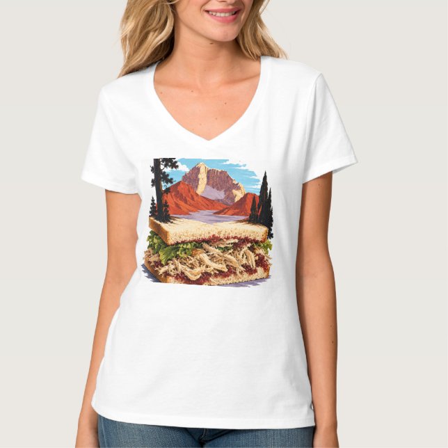 T-shirt Sandwich de l'Eastern Sierra (Devant)