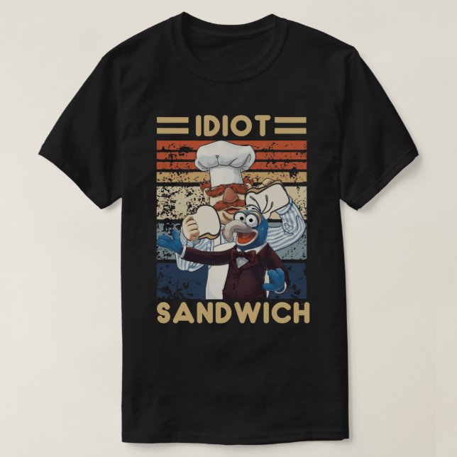 T-shirt Sandwich du chef suédois (Design devant)