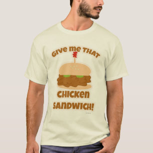T-shirt Sandwich épique de poulet Love Slogan