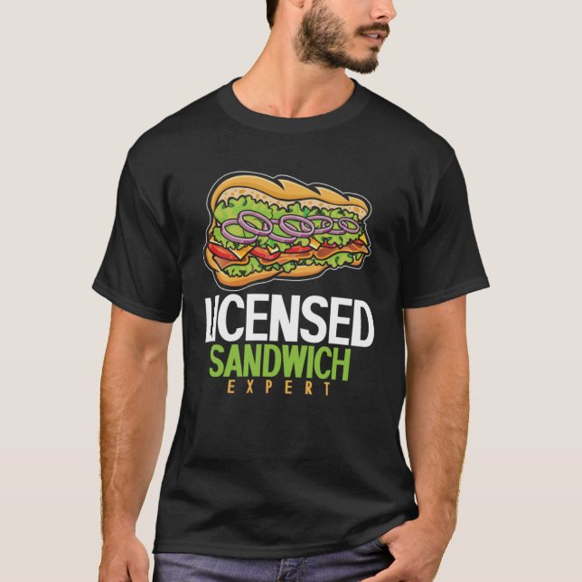 T-shirt Sandwich Expert - Restauration rapide (Devant)