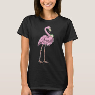 T-shirt Sandwich Flamant rose