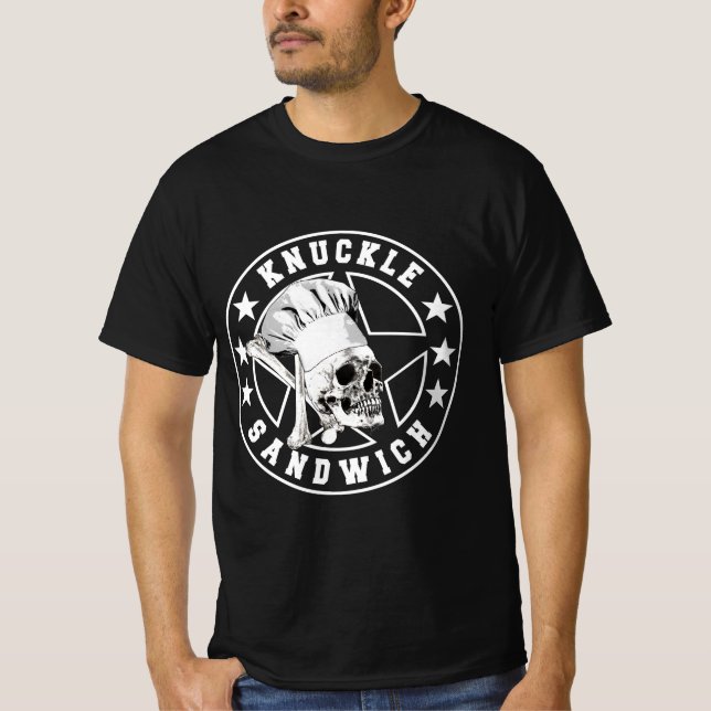 T-shirt Sandwich Knuckle All Star White Knockout (Devant)