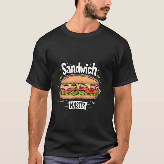 T-shirt Sandwich Master Wear for Fooks and Chefs (Devant)