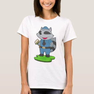 T-shirt Sandwich Police Raton Laveur Police