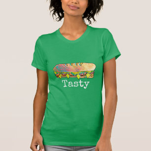 T-shirt Sandwich savoureux sous-sandwich art alimentaire m