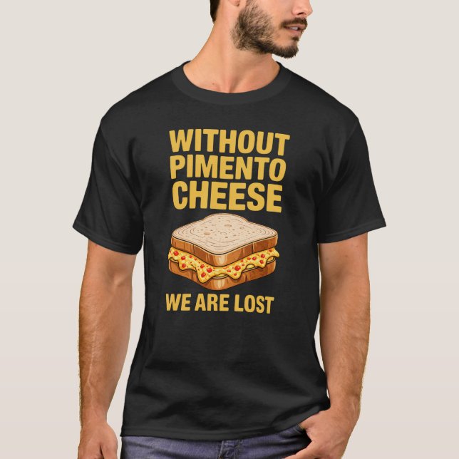 T-shirt Sandwichs au fromage de Pimento sans (Devant)