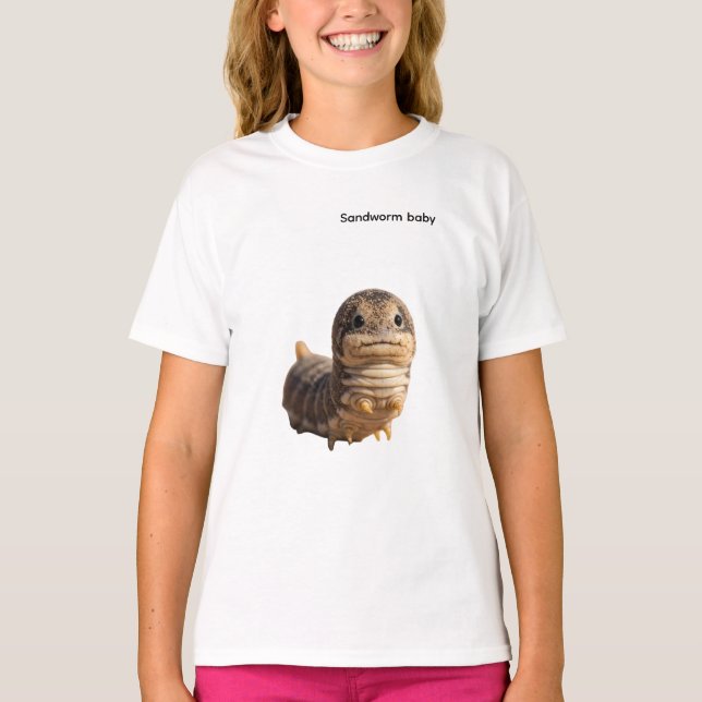 T-shirt sandworm baby (Devant)
