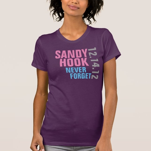 T-shirt Sandy Hook n'oublie jamais (Devant)