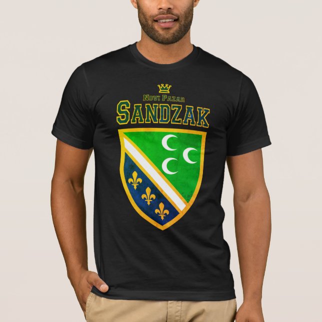 T-shirt Sandzak novi Pazar Proud Sandzaklija (Devant)