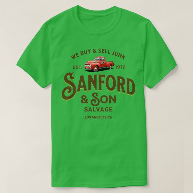 T-shirt Sanford Son Salvage Est 1972 (Design devant)