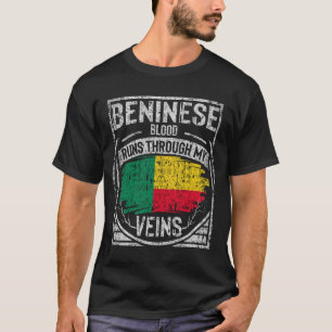 T-shirt Sang Beninais Traverse Mes Veines