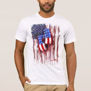 T-shirt Sang, blanc, et bleu (tradition américaine de
