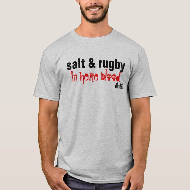 T-shirt Sang de rugby (Devant)