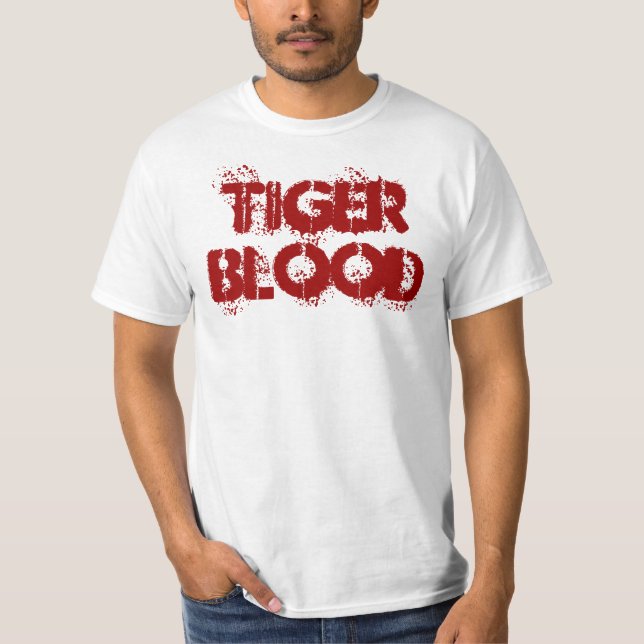 T-SHIRT SANG DE TIGRE (Devant)