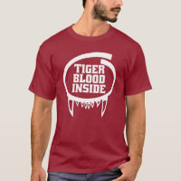 Sang de tigre à l'intérieur de chemise pour