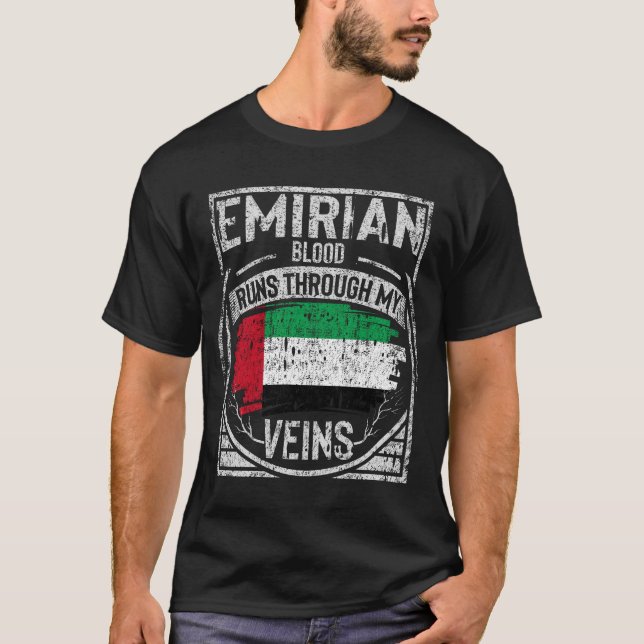 T-shirt Sang Émirien Traverse Mes Veines (Devant)