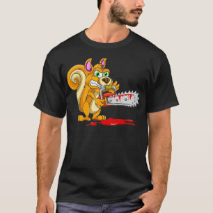 T-shirt Sanglante tronçonneuse Éffrayante d'Halloween Idée