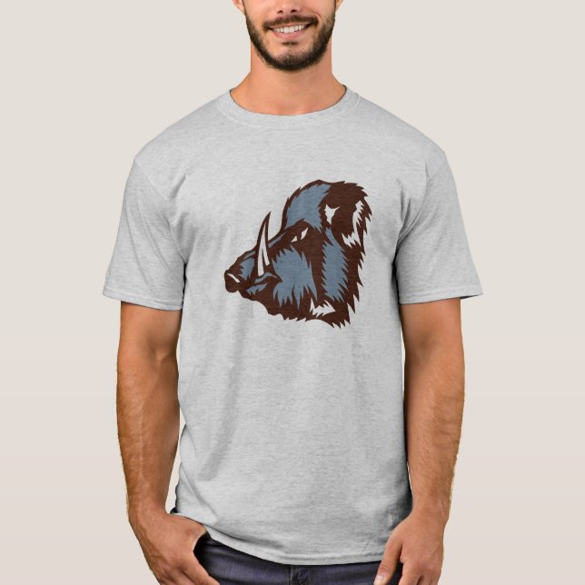 T-shirt sanglier sauvage logo (Devant)