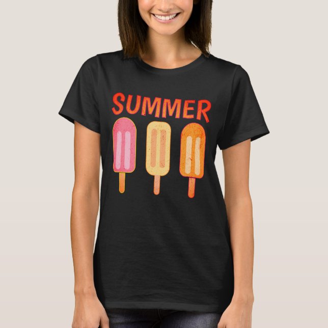 T-shirt Sangria Summer Popsicles   (Devant)