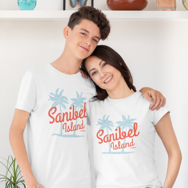 T-shirt Sanibel Island Floride Coral Océan Souvenir (Créateur téléchargé)