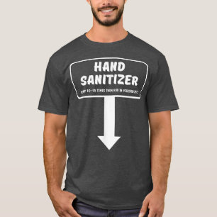 T-shirt Sanitizer à la mainAmusant Adulte humour Noël Naug