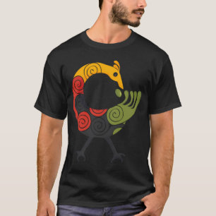 T-shirt Sankofa Bird Adinkra Art En Panafricaine