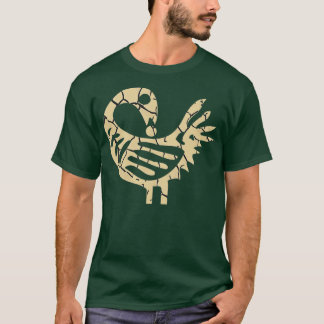 T-shirt Sankofa Bird African Bird Simple Motif Junetent