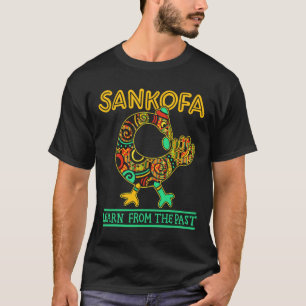 T-shirt Sankofa Oiseau Africain Mois de l'Histoire des Noi