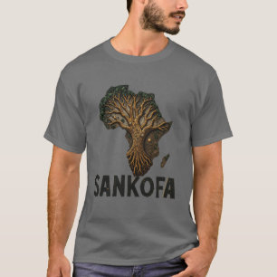 T-shirt 'Sankofa Spirit' célèbre le patrimoine noir, l'his