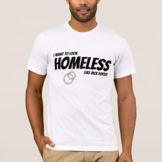 T-shirt Sans-abri comme Jack Dorsey