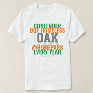 T-shirt sans-abri de Oakland Baseball/Contender