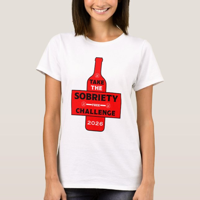 T-shirt Sans Alcool Et Sobre (Devant)