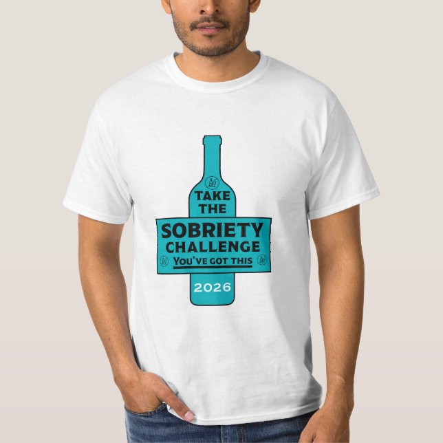 T-shirt Sans Alcool Et Sobre (Devant)