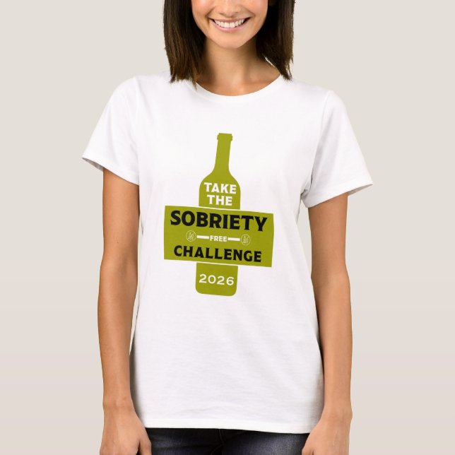 T-shirt Sans Alcool Et Sobre (Devant)