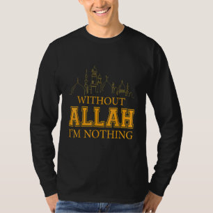 T-shirt Sans Allah, je ne suis rien musulman