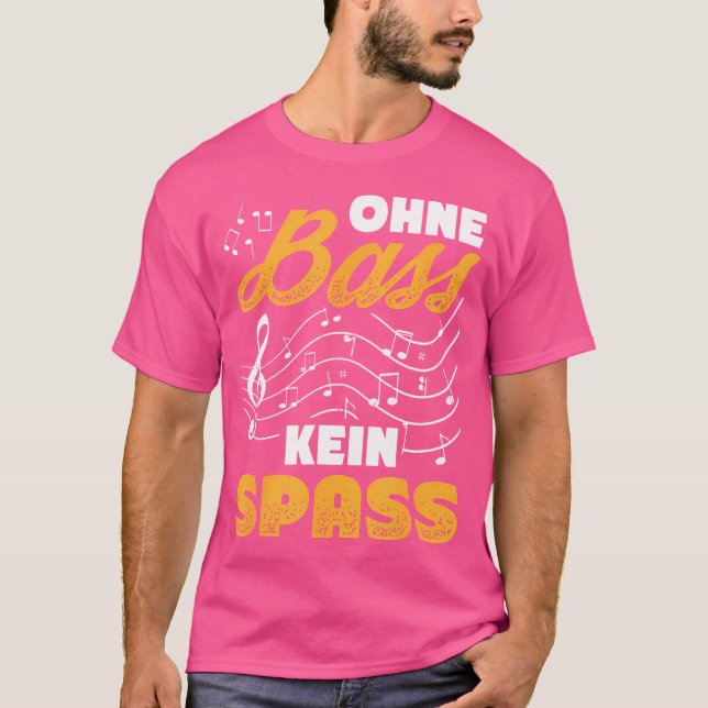 T-shirt Sans Basse Pas Amusant Choir Orchestra (Devant)