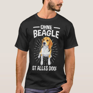 T-shirt Sans Beagle, tout fouine