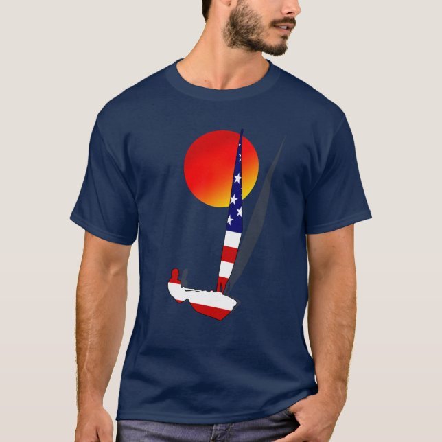 T-shirt Sans crier gare tee - shirt de marins de régate de (Devant)
