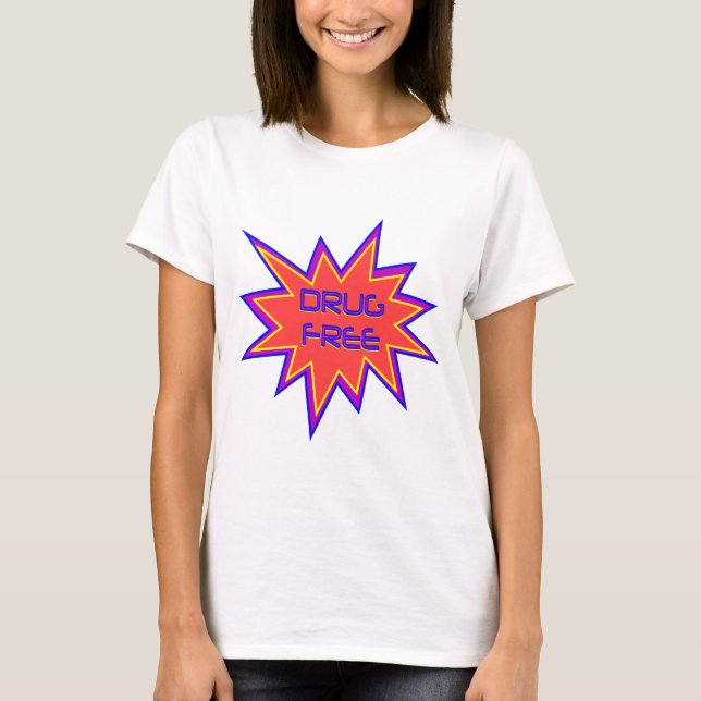 T-shirt Sans drogue (Devant)